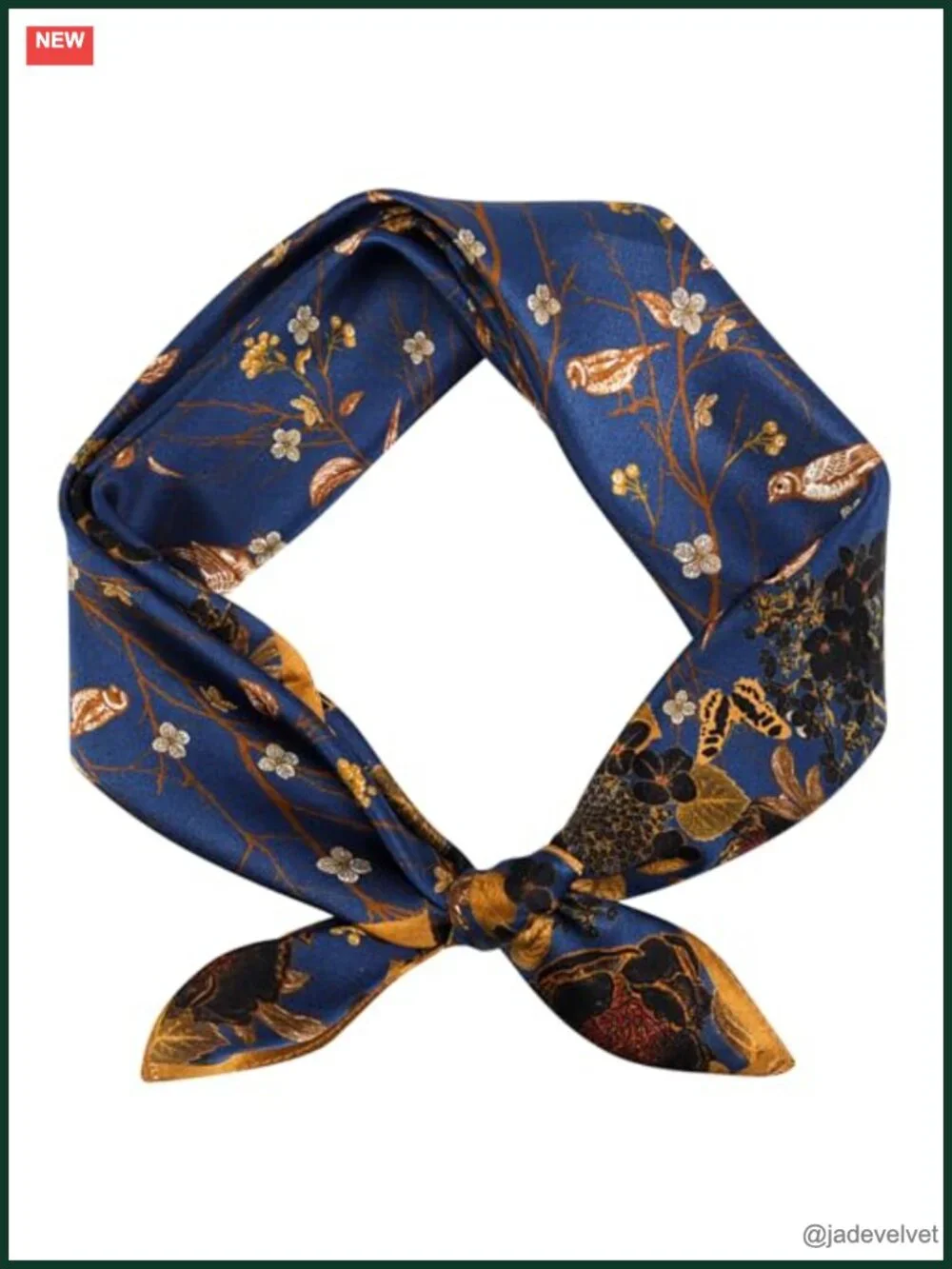 100% Silk Head Scarf - 27